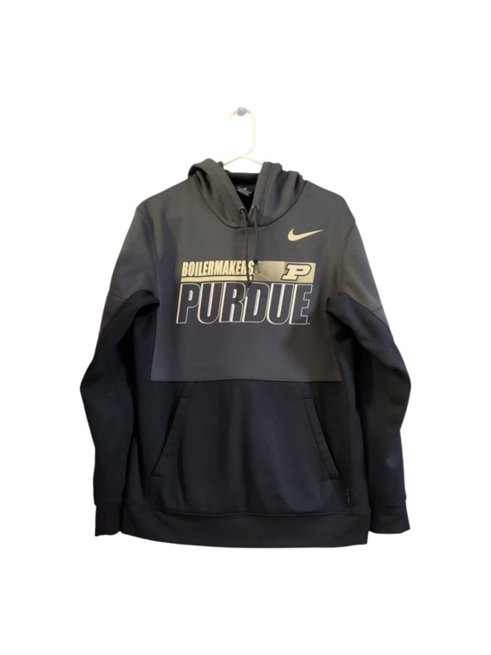 Purdue Boilermakers Nike Hoodie Jacket Black MEDIUM